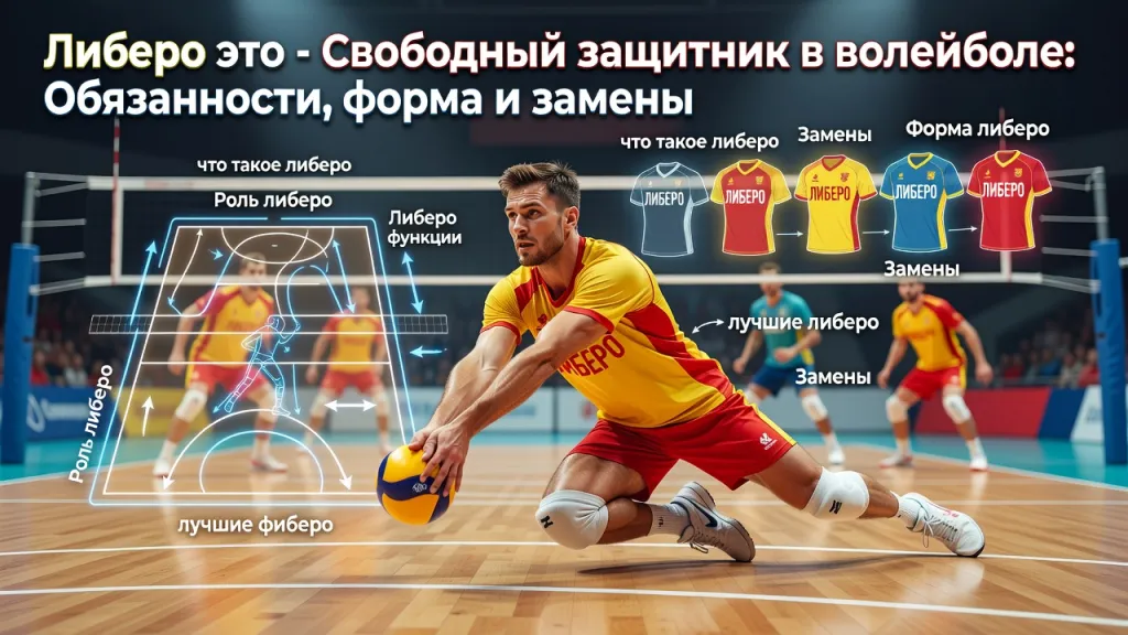 Либеро это - Свободный защитник в волейболе: Обязанности, форма и замены