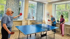 Пушкино бьёт по мячу. Пенсионеры захватили теннисные столы!